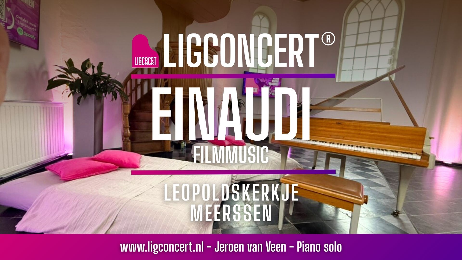 Leopoldskerkje Ligconcert Einaudi Filmmusic