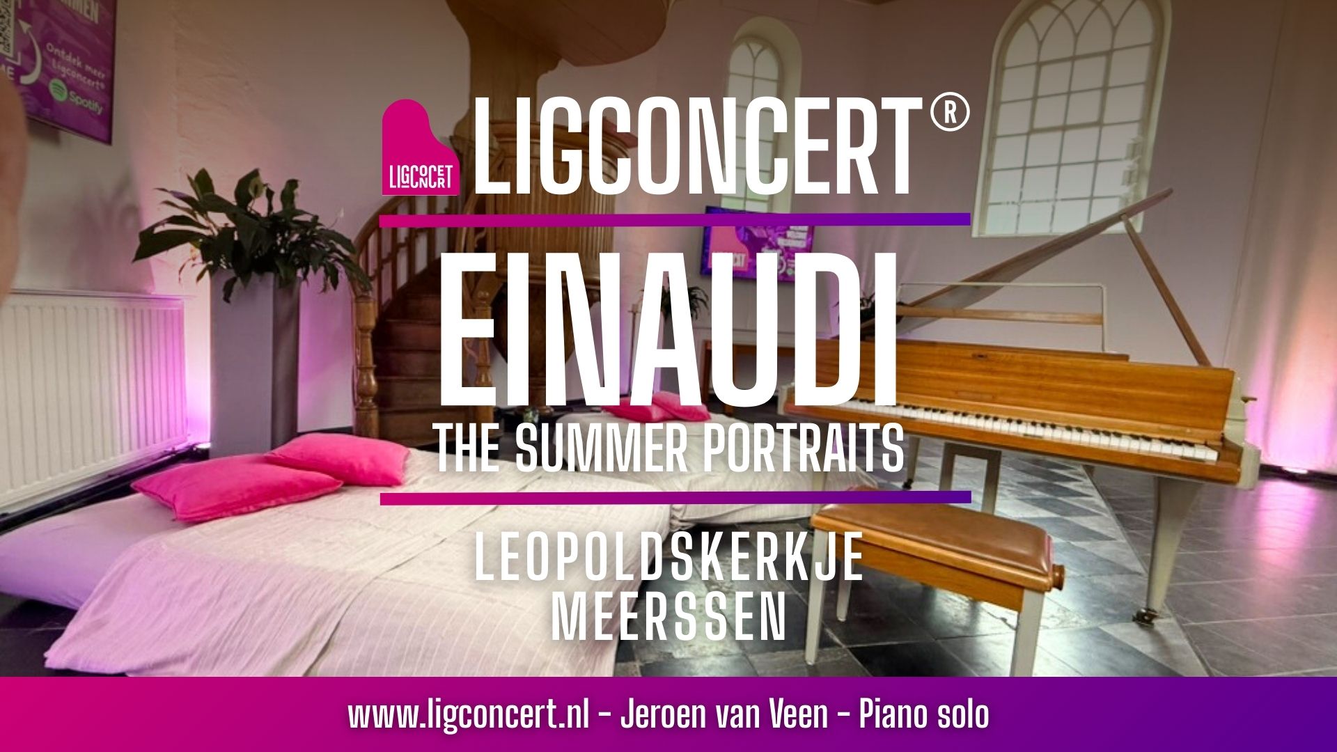 Leopoldskerkje Ligconcert Einaudi Summer Portraits
